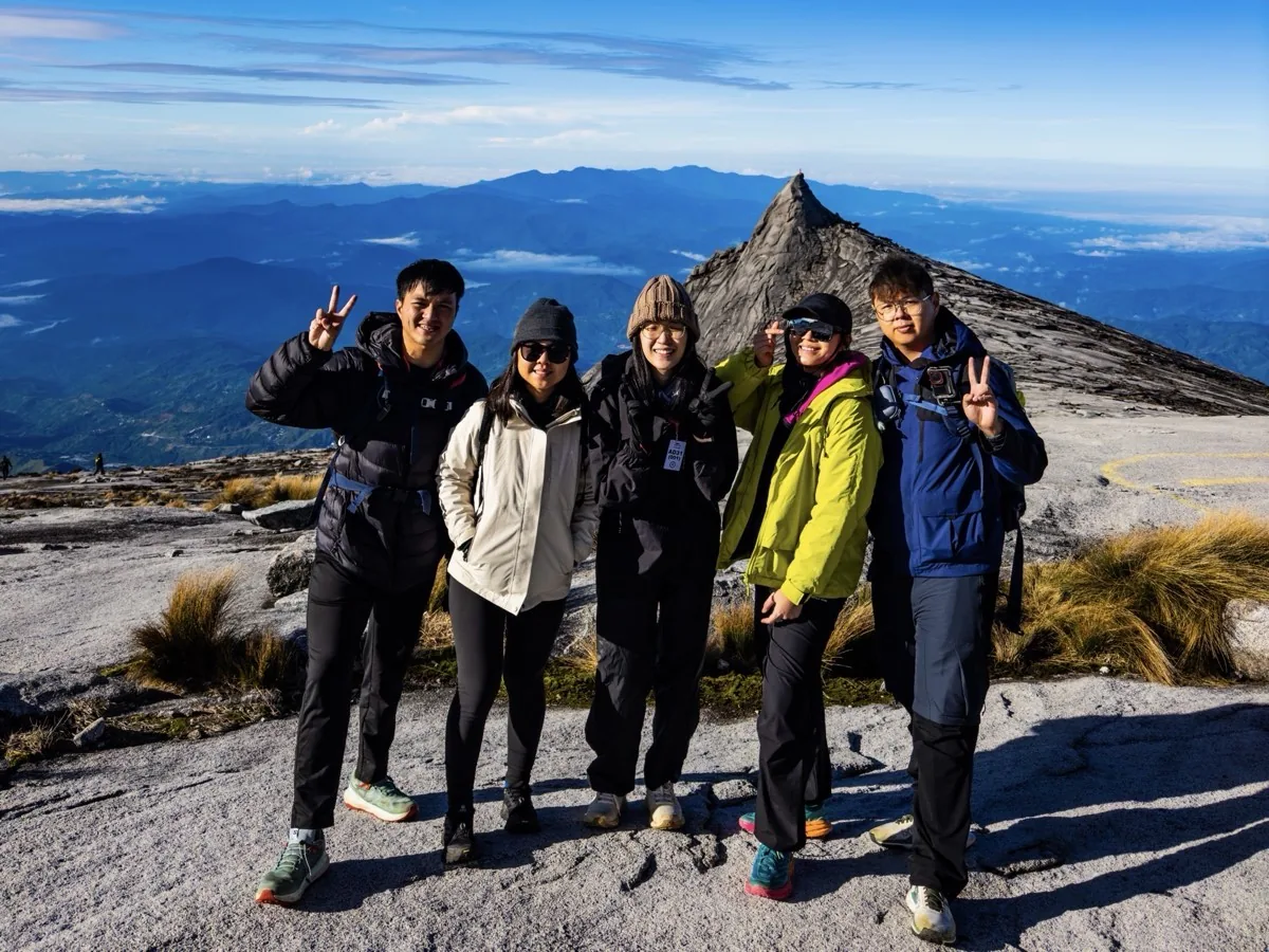 Mount Kinabalu aerial drone view by Kay Du — Malaysia's highest peak at 4,095m