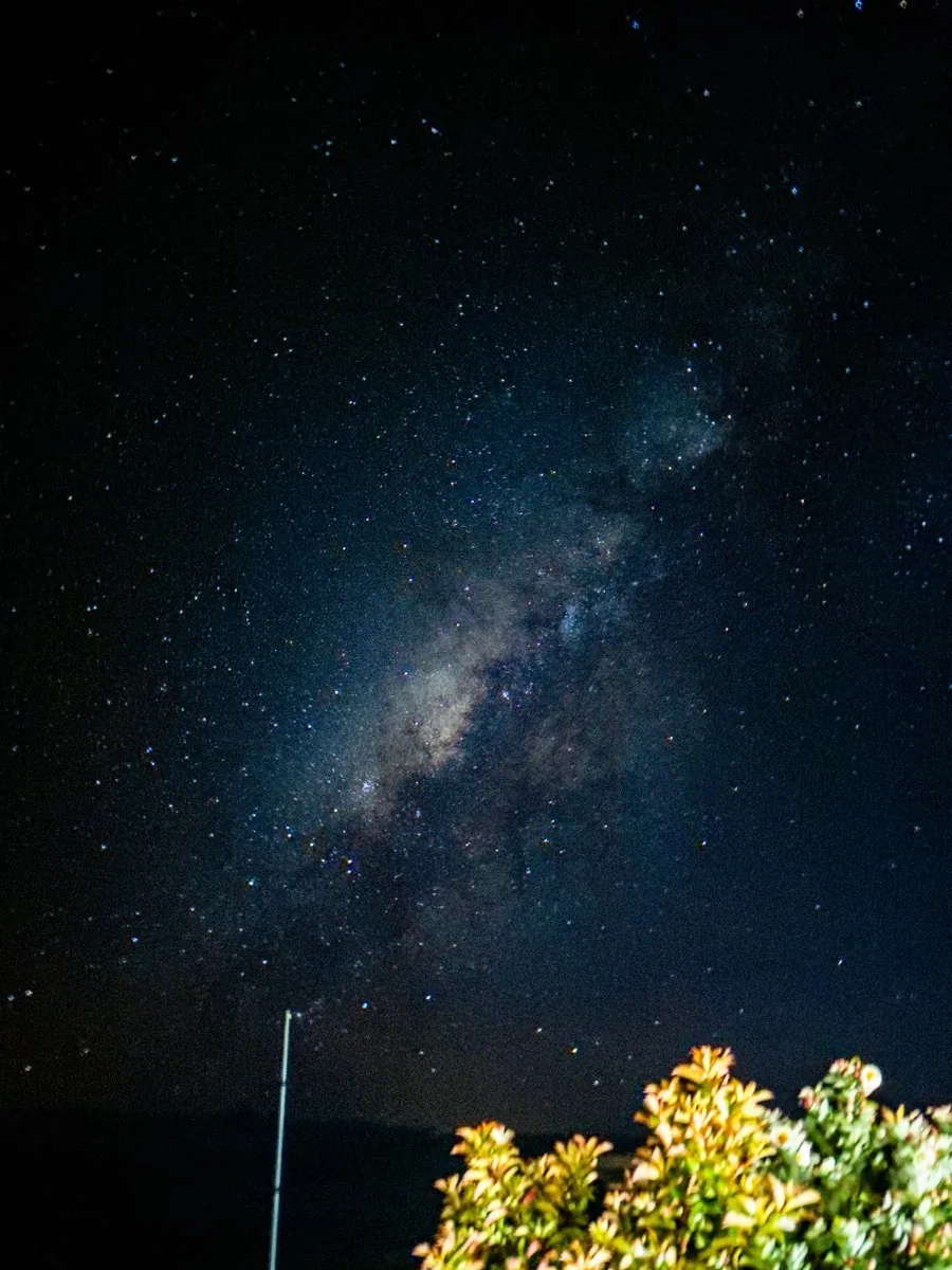 Mount Kinabalu starry night