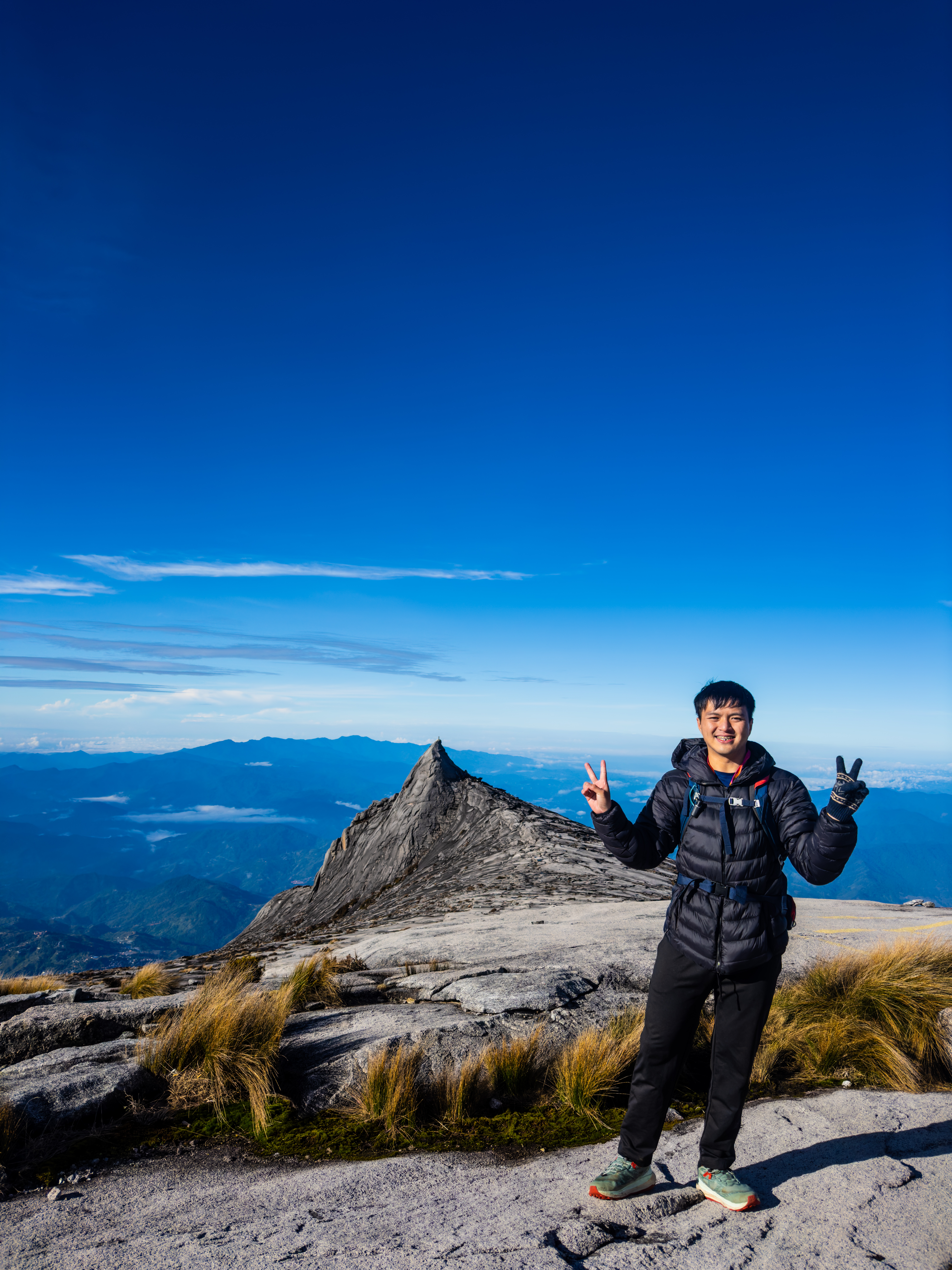 Kay Du at Mount Kinabalu summit