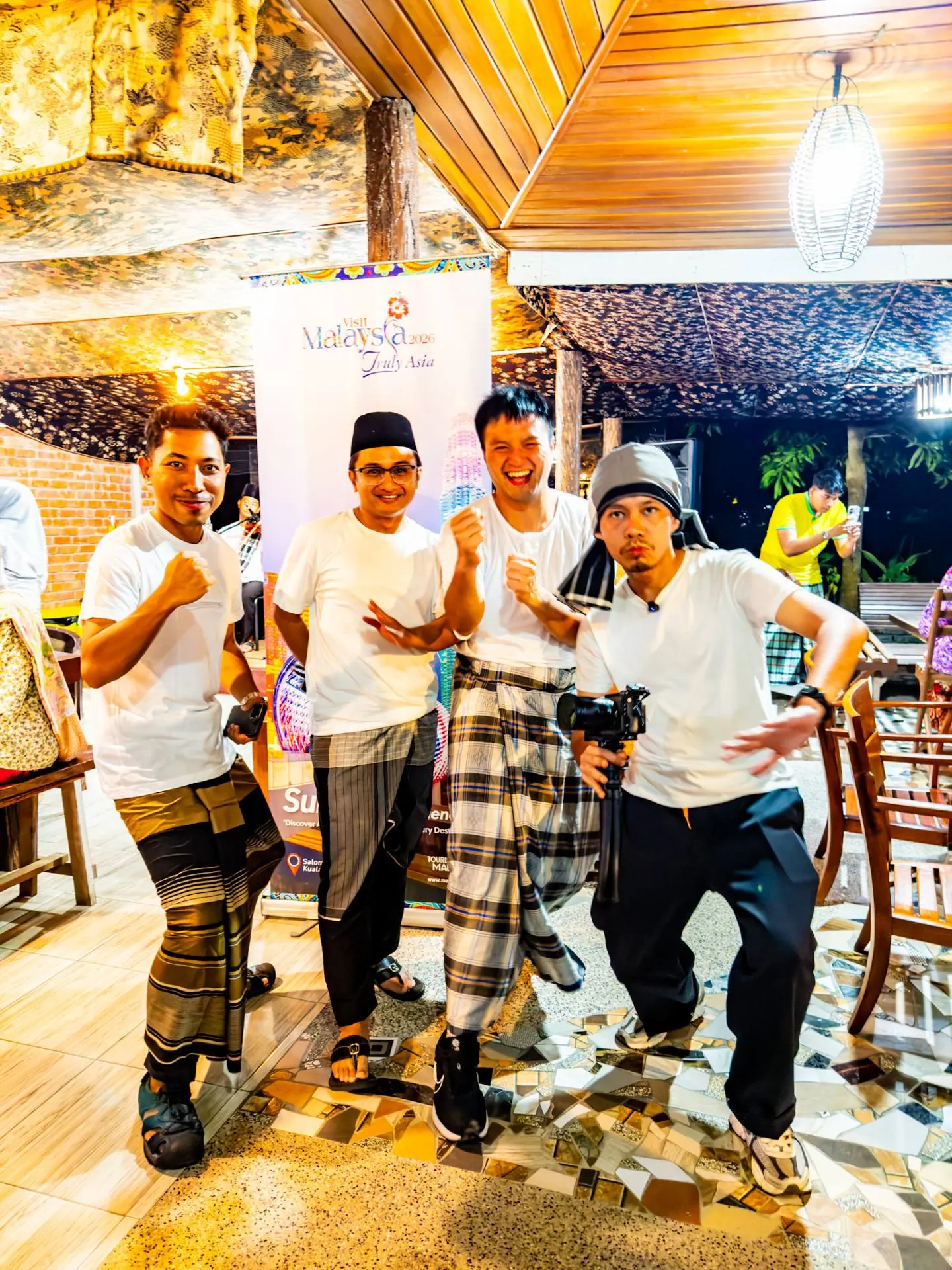 Group in traditional Malay attire during the Refreshing Langkawi programme