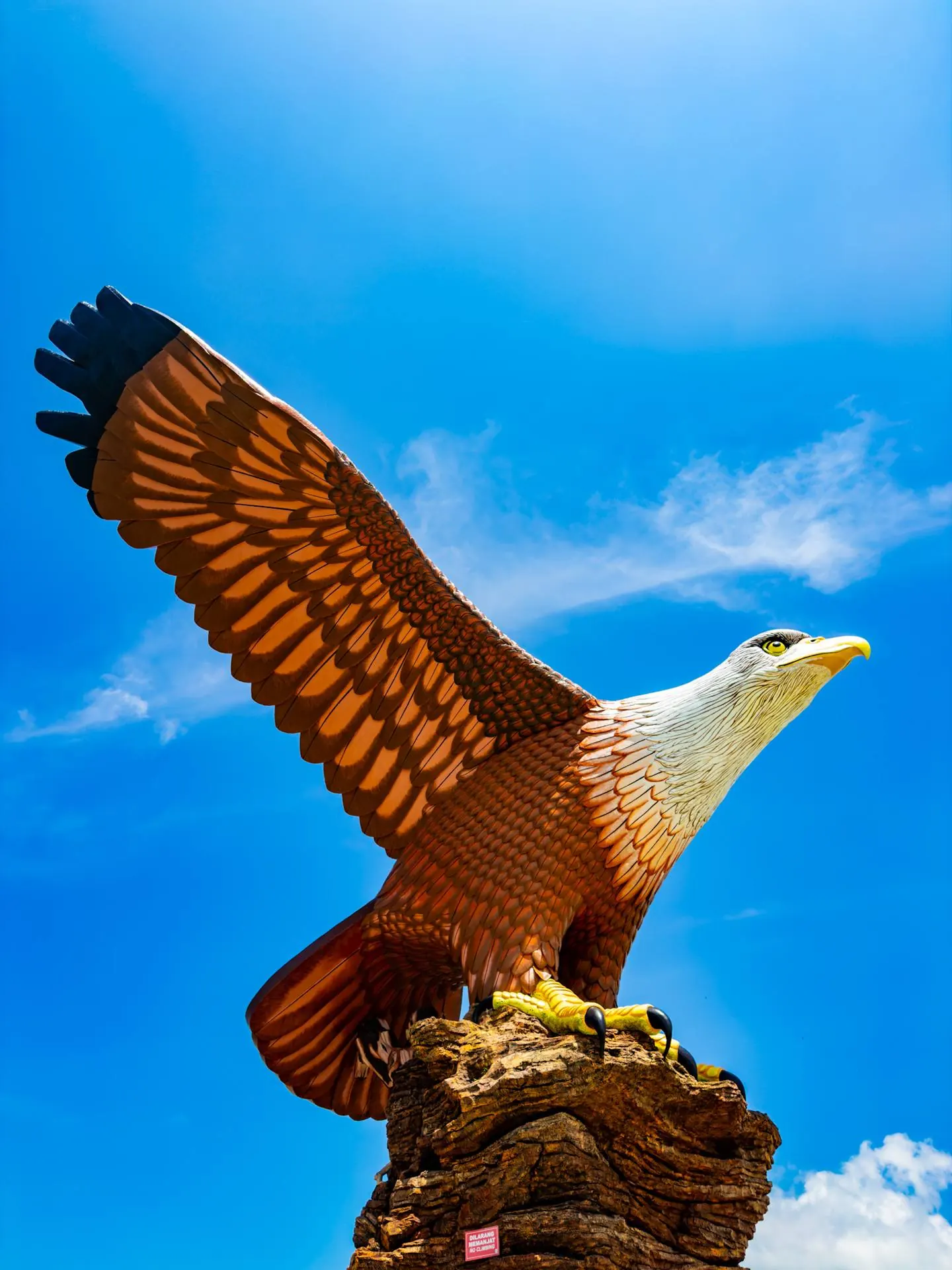 The giant eagle statue at Dataran Lang (Eagle Square), Langkawi