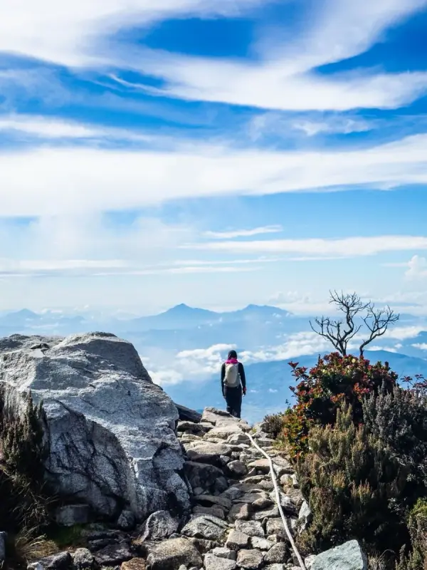 Mount Kinabalu summit view