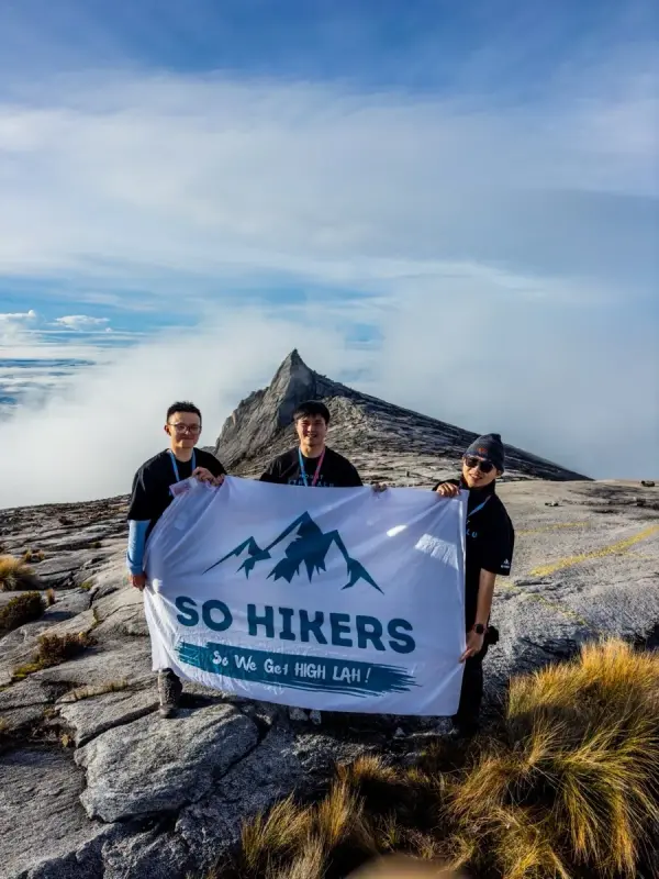 So Hikers Malaysia team at Kinabalu
