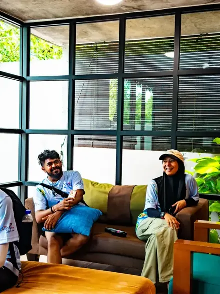 The creator group relaxing at Langkawi Country Lodge
